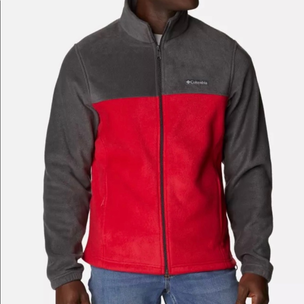 NEW! Columbia fleece jacket (Red)